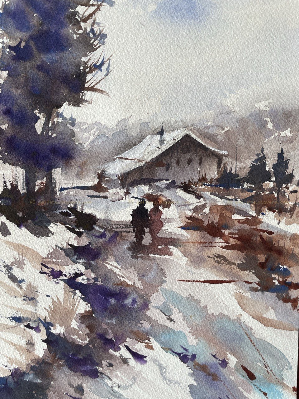 Winter Village Solitude