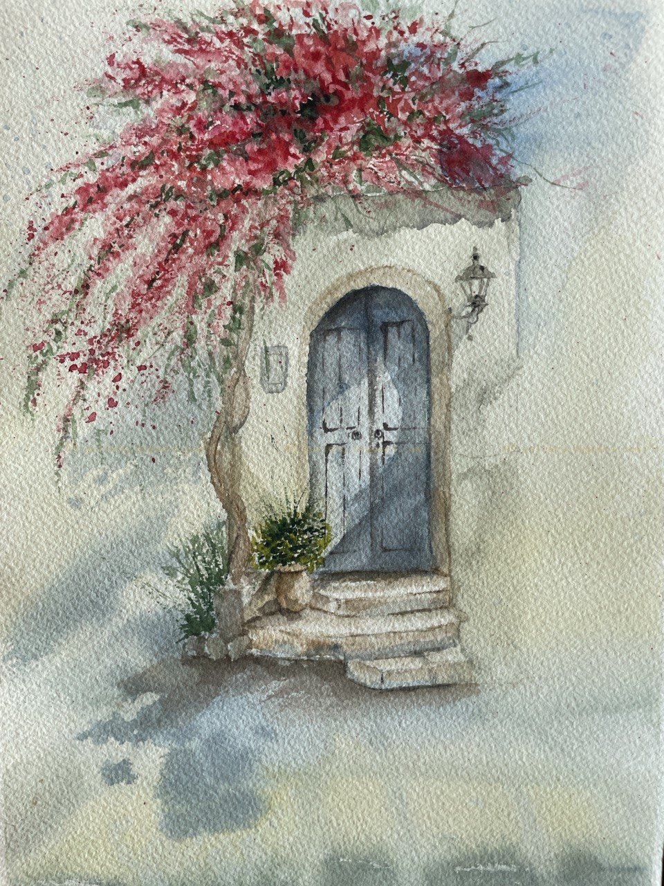 Crimson Vines Welcome