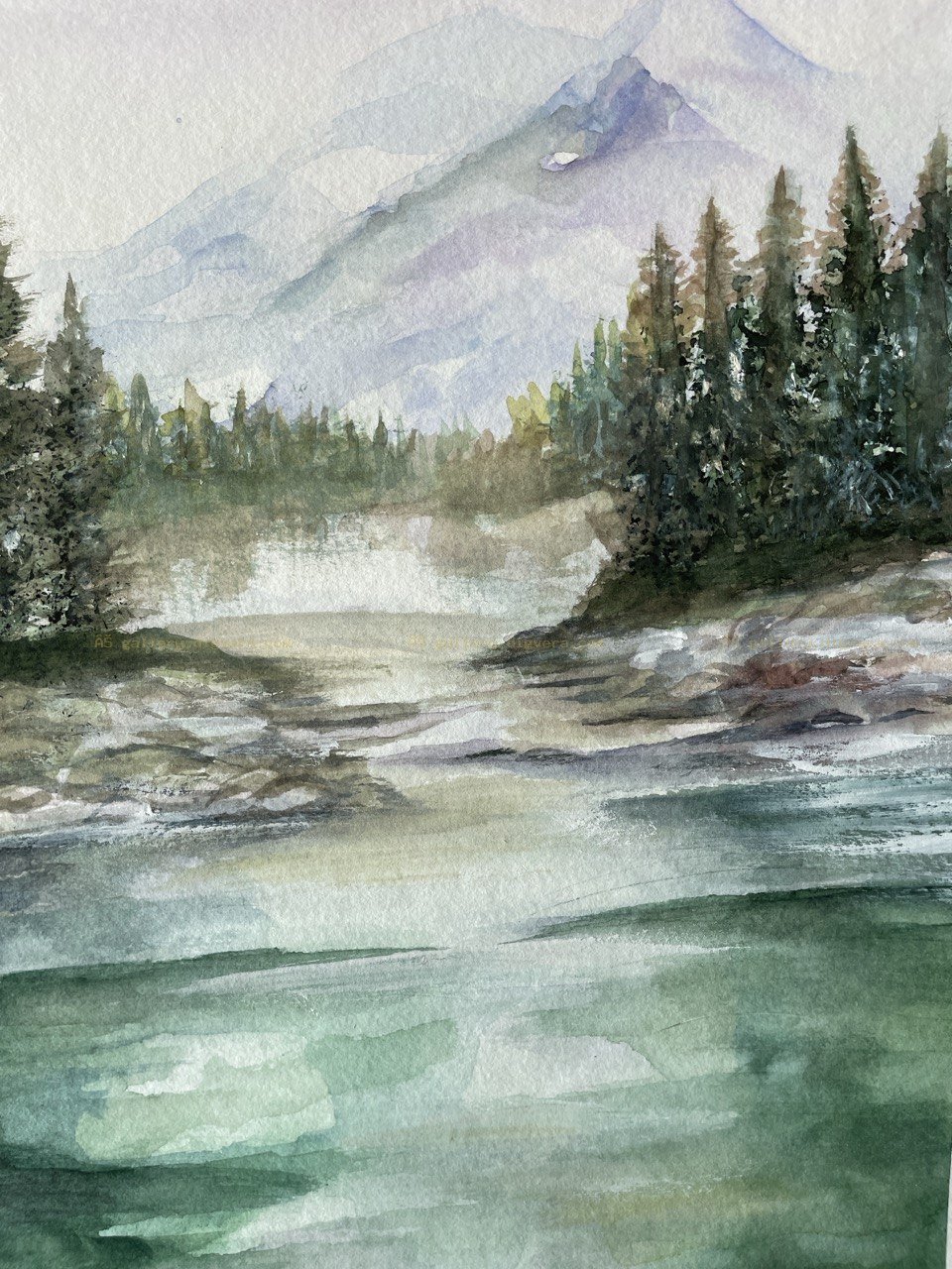 Mountain Lake Serenity