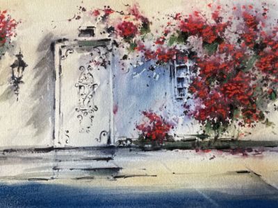Crimson Garden Gate